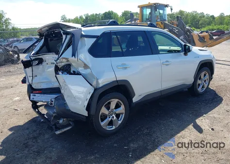 2019 Toyota Rav4 Hybrid Limited из США, поврежденный, VIN JTMDWRFVXKD507877